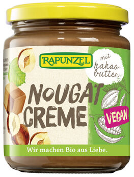 Rapunzel Nougat-Creme mit Kakaobutter vegan 250g