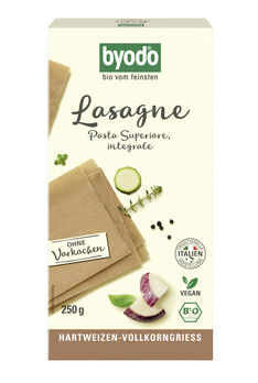 Byodo Lasagne Lasagneplatten Vollkorn integrale Bio