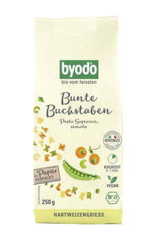 Byodo bunte Buchstabennudel semola bunt 