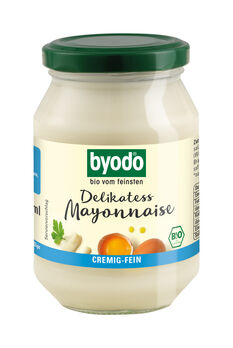 Byodo Bioland Delikatess Mayonnaise, 80% Fett, mit Bio-Ei