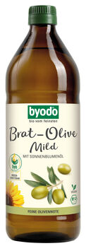 Byodo Brat-Olive Mild Sonnenblumenöl & Olivenöl nativ extra 750ml 