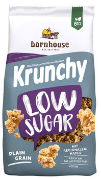 Barnhouse Krunchy Low Sugar Plain Grain 375g 