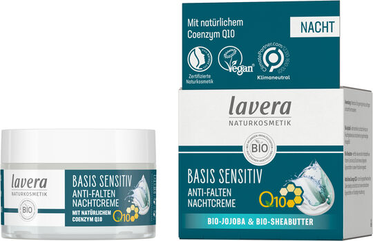 Lavera Anti Falten Nachtcreme Basis Sensitiv 50ml
