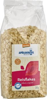 Spielberger Reisflakes aus Vollkornreis, ungesüßt, demeter 250g/A