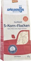Spielberger 5-Korn Flocken Zartblatt demeter 375g