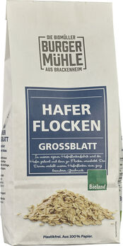 Burgermühle Haferflocken Großblatt 500g/A