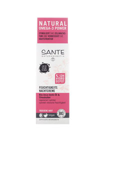 SANTE Feuchtigkeits Nachtcreme Bio-Inca-Inchi-Öl & Sheabutter 50ml