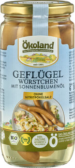 ökoland Geflügelwürstchen 