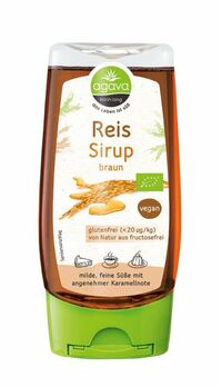 agava Brauner Reissirup Spenderflasche 350g