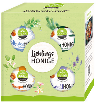 agava Honig-Geschenkset Lieblingshonige 1 Stck 4x120g/A