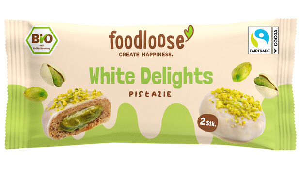 Foodloose White Delights Pistazie 2 Stück 40g/A